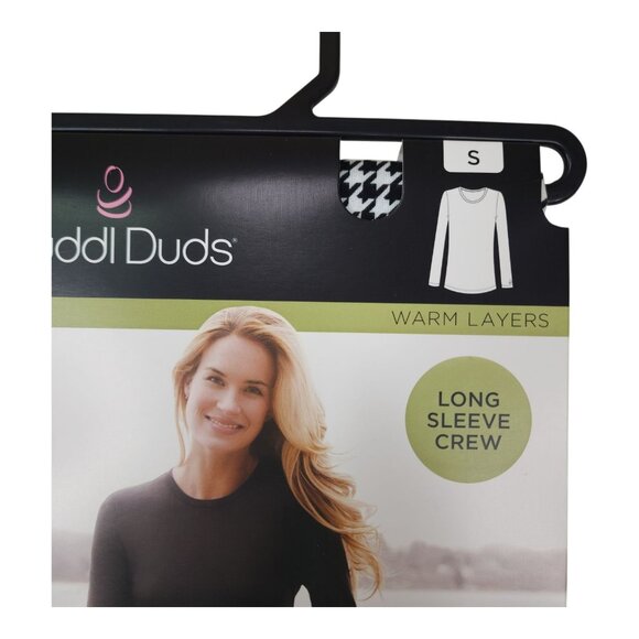 Cuddl Duds Womens Small Long Sleeve Crew SoftWear With Stretch Warm Layers - Picture 2 of 12